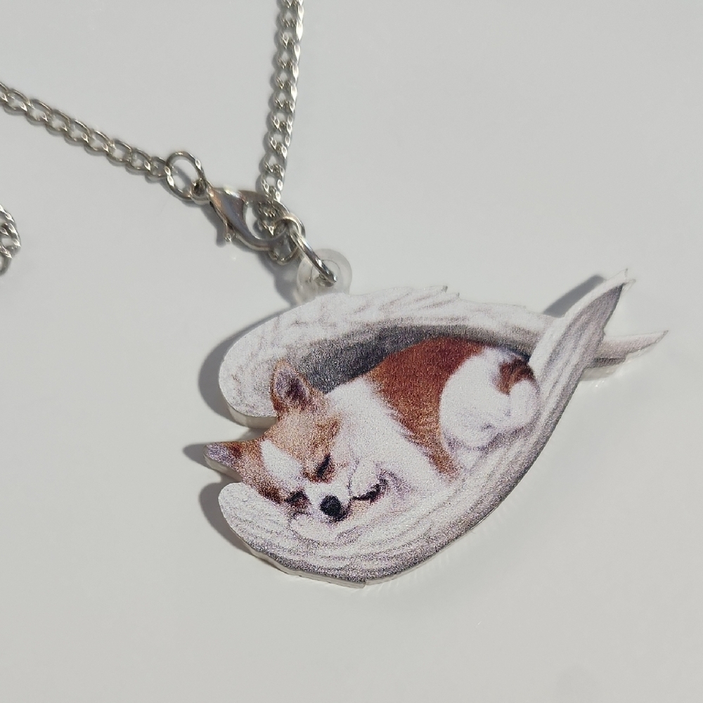 Silver Angel Wing Necklace